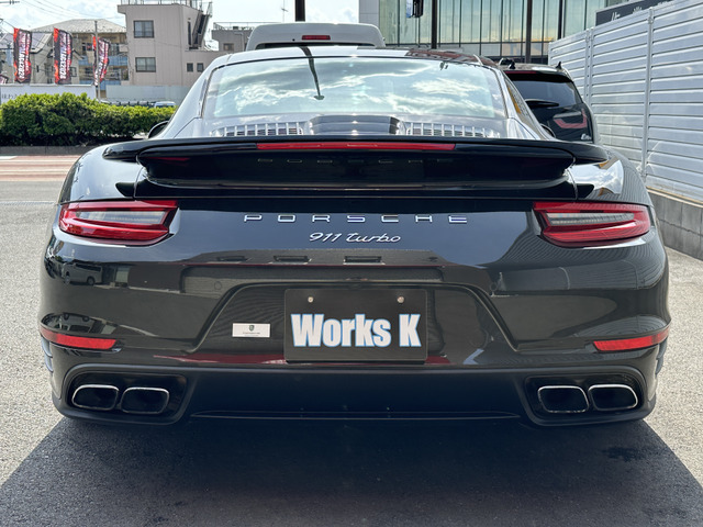 中古車 ポルシェ 911 ターボ PDK 4WD 1オーナー 純正ナビ 黒革 ETC の中古車詳細 (55,630km, ブラック, 東京都,  1,478万円) | 中古車情報・中古車検索なら【車選びドットコム（車選び.com）】