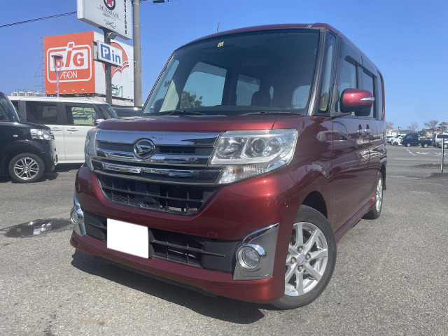 中古車 ダイハツ タントカスタム X 片側電動ドア☆純正ナビTV の中古車詳細 (48,616km, レッド, 静岡県, 75万円) |  中古車情報・中古車検索なら【車選びドットコム（車選び.com）】