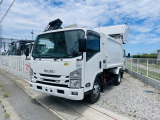 エルフ  塵芥車プレス式6.2立米汚水タンク付