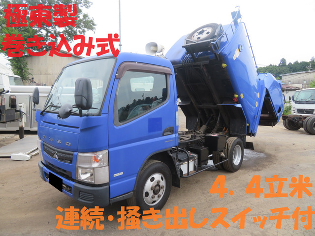 キャンター 塵芥車 極東製4.4立米巻込式パッカー車