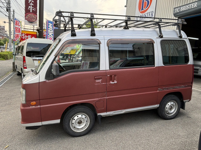 中古車 スバル サンバー トランスポーター 8ナンバー・キッチンカー・Tベル交換済 の中古車詳細 (115,300km, シルバーツートン, 東京都,  53万円) | 中古車情報・中古車検索なら【車選びドットコム（車選び.com）】