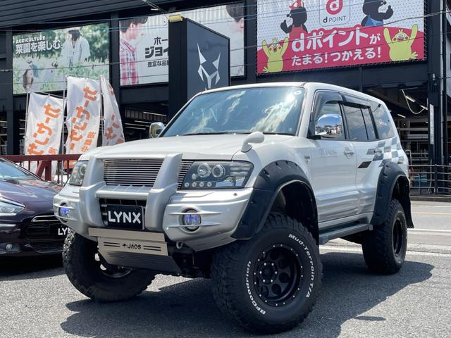 中古車 三菱 パジェロ 3.5 ロング エクシードII 4WD リフトアップ ブロックタイヤ ナビ の中古車詳細 (112,000km, ホワイト,  埼玉県, 240万円) | 中古車情報・中古車検索なら【車選びドットコム（車選び.com）】