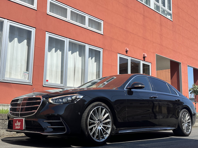 Sクラス S400d ロング 4マチック AMGライン 4WD ロング左ハンドル・D整備・諸費用0