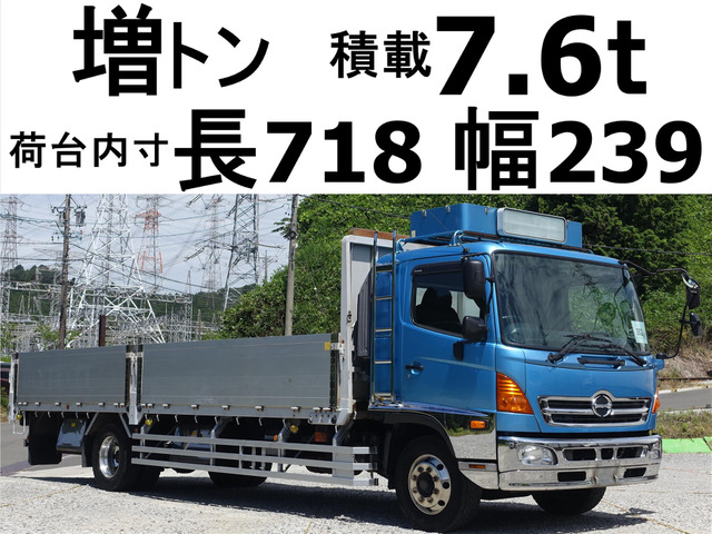 レンジャー  ワイドベット増トン積載7.6t平ボディー
