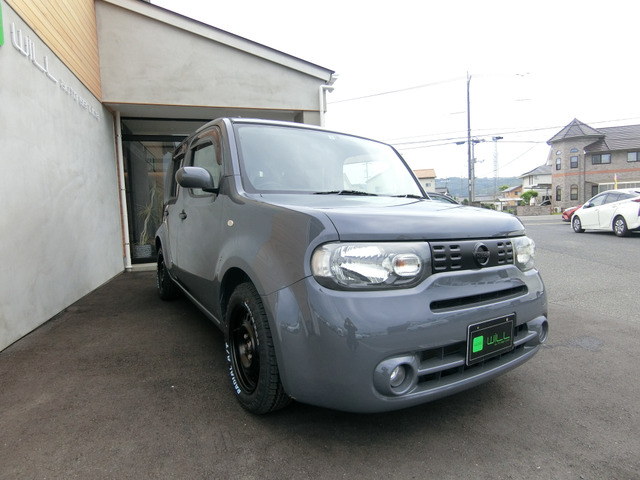 H21 日産 キューブ 15X Vセレクション 抹消渡し 人気のグレー 日産