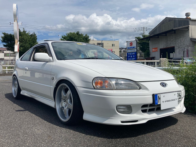 中古車 トヨタ サイノス 1.5 ベータ 車高調 ハーマン17インチ サンルーフ の中古車詳細 (110,500km, ホワイト, 福岡県,  85.7万円) | 中古車情報・中古車検索なら【車選びドットコム（車選び.com）】