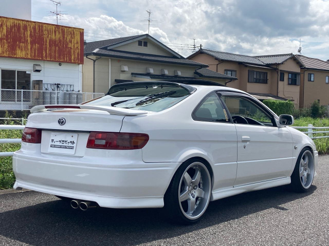 中古車 トヨタ サイノス 1.5 ベータ 車高調 ハーマン17インチ サンルーフ の中古車詳細 (110,500km, ホワイト, 福岡県,  85.7万円) | 中古車情報・中古車検索なら【車選びドットコム（車選び.com）】