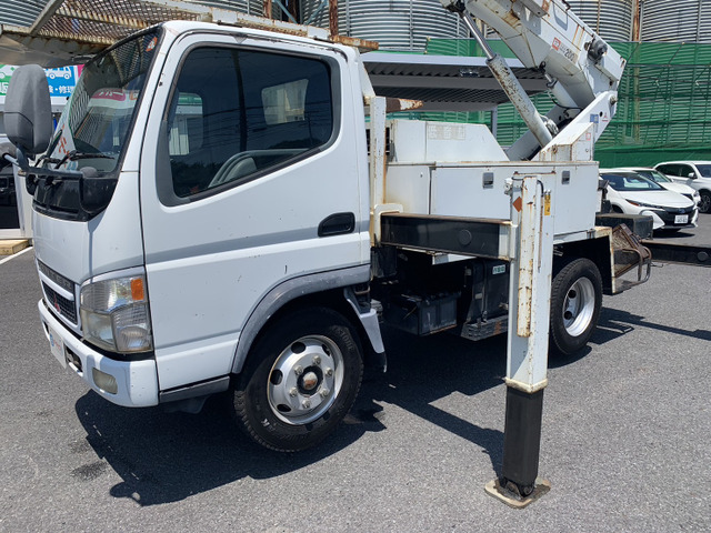 中古車 三菱ふそう キャンター 高所作業車 アイチ製 SH15Aモデル 電工仕様 の中古車詳細 (114,000km, ホワイト, 茨城県,  198万円) | 中古車情報・中古車検索なら【車選びドットコム（車選び.com）】