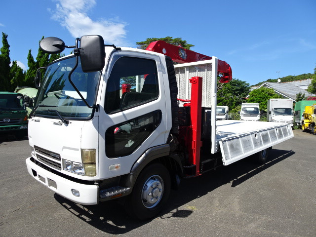 【1/64】 三菱ふそう ファイター 4t ユニック車 Minicar] New release of Mitsubishi Fuso Fighter UNIC vehicle