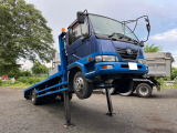 コンドル 積載車 重機運搬車セルフローダーウインチ付き