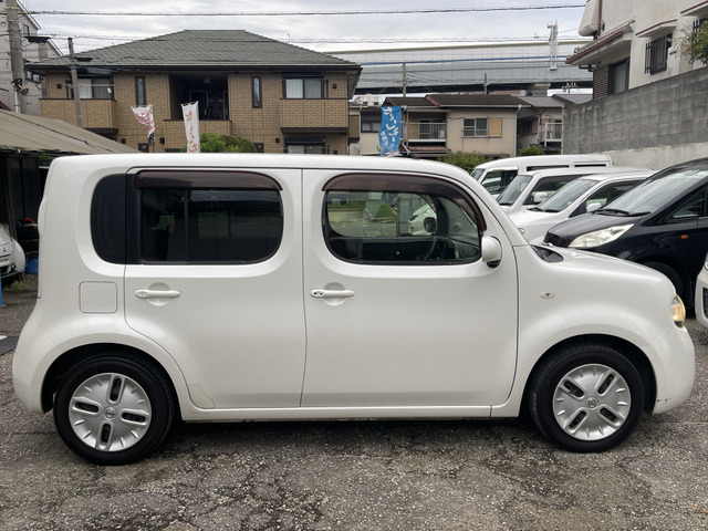 値下げ！！　Ｈ２６年式　キューブ　５万キロ　ナビ・ＴＶ・ＥＴＣ・革シート　車検付 H26年 キューブ コダワリセレクション ナビ・TV・ETC