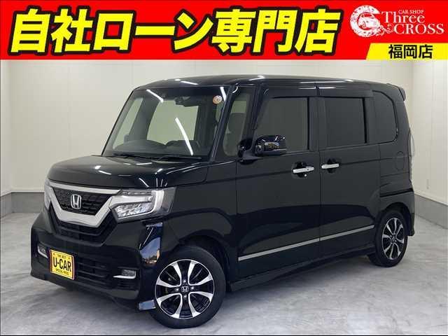 N-BOXカスタム G L ホンダセンシング パワースライド SDナビ DVD再生