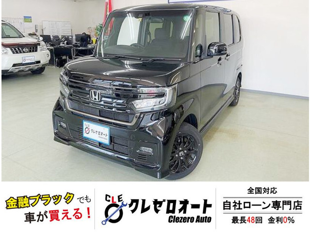 N-BOXカスタム L スタイルプラス ブラック 4WD 4WD 特別仕様車 純正8インチSDナビ
