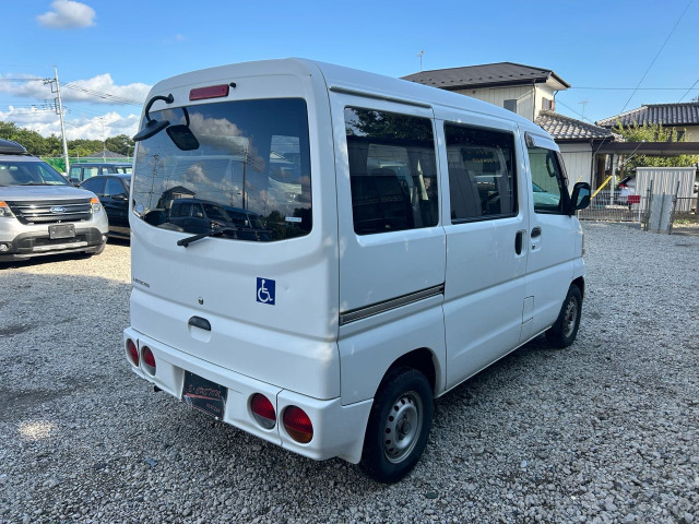 三菱 ミニキャブバン CD 福祉車両 車いす移動車 8ナンバー登録