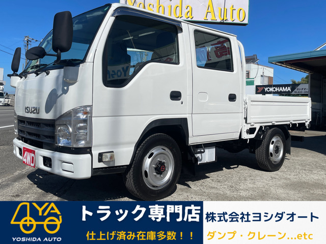 エルフ  ダブルキャブ 4WD 車検付R7/7