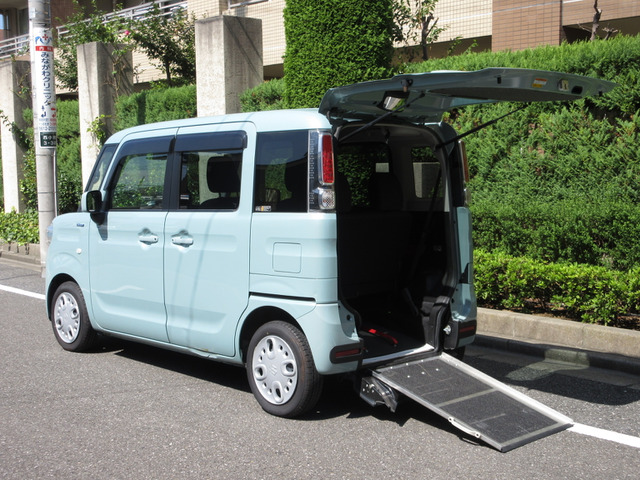 スペーシア ハイブリッド(HYBRID) X ウィズ 車いす移動車 リアシート付 福祉車両 車...