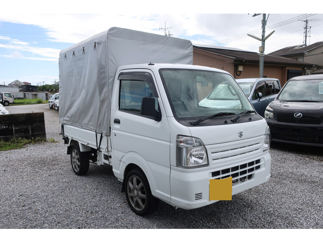 中古車 スズキ キャリイ KC エアコン パワステ 4WD 5速MT ドラレコ 幌車 保証24ヵ月 の中古車詳細 (57,728km, ホワイト,  宮崎県, 75万円) | 中古車情報・中古車検索なら【車選びドットコム（車選び.com）】