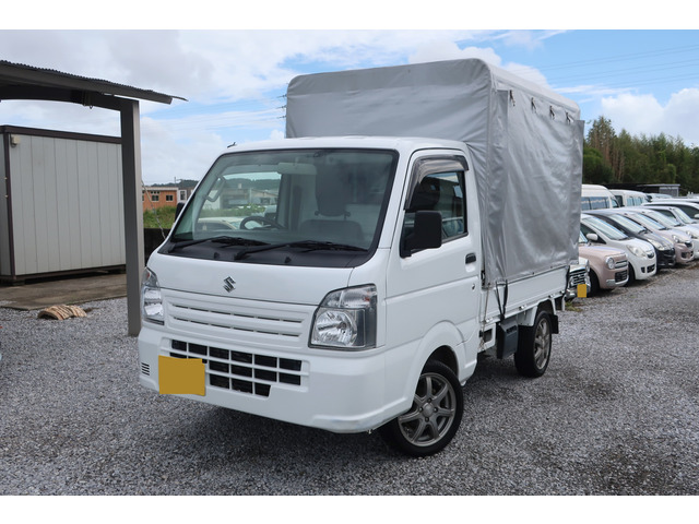 中古車 スズキ キャリイ KC エアコン パワステ 4WD 5速MT ドラレコ 幌車 保証24ヵ月 の中古車詳細 (57,728km, ホワイト,  宮崎県, 75万円) | 中古車情報・中古車検索なら【車選びドットコム（車選び.com）】