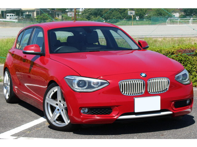 中古車 BMW 1シリーズ 116i スタイル 車高調、アルミ、マフラー付き! の中古車詳細 (64,500km, クリムゾンレッド, 愛知県,  49.8万円) | 中古車情報・中古車検索なら【車選びドットコム（車選び.com）】