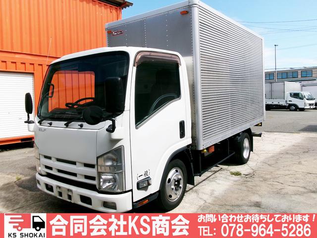 中古車 いすゞ エルフ アルミバン セミロング スムーサー AT の中古車詳細 (160,300km, ホワイト, 兵庫県, 134万円) | 中古車 情報・中古車検索なら【車選びドットコム（車選び.com）】