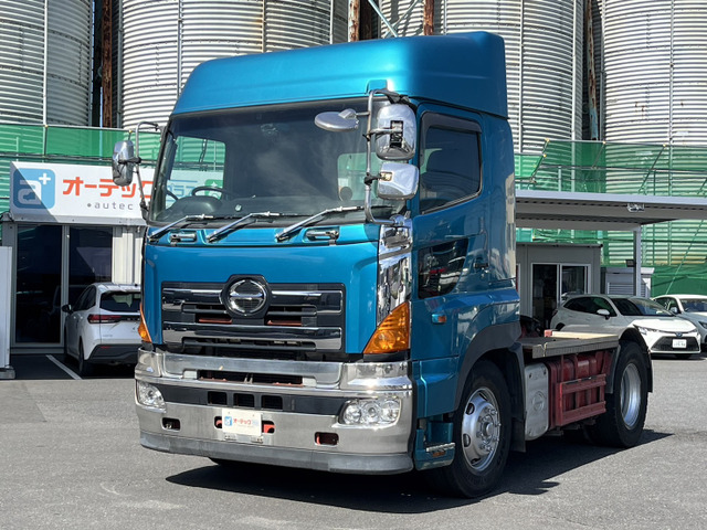 中古車 日野 プロフィア トレーラーヘッド 480馬力 ハイルーフ リアエアサス の中古車詳細 (873,000km, グリーン, 茨城県,  159.5万円) | 中古車情報・中古車検索なら【車選びドットコム（車選び.com）】