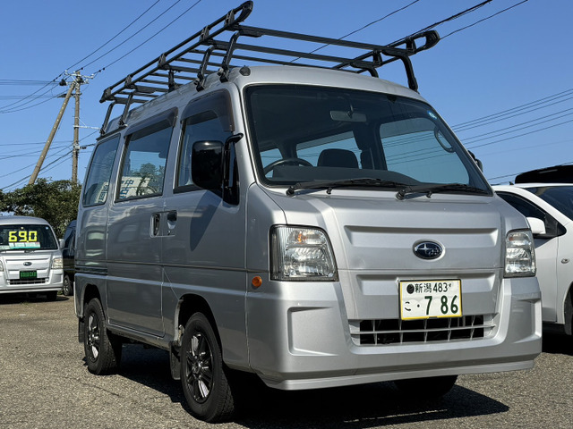 中古車 スバル サンバー VB 4WD 純正ルーフキャリア/2年車検付き の中古車詳細 (43,600km, シルバー, 新潟県, 52.7万円) |  中古車情報・中古車検索なら【車選びドットコム（車選び.com）】