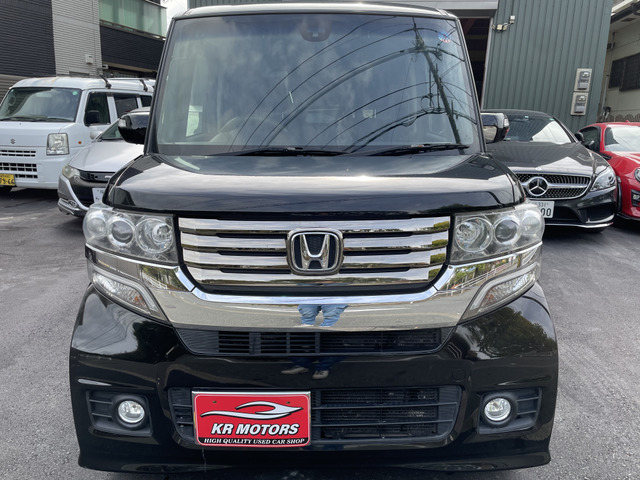 ホンダ N-BOXカスタム G Aパッケージ 車検整備付 車両保証1年 ナビ B  
