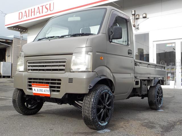 キャリイ KC エアコン パワステ 2WD 2インチリフトアップ アイライン