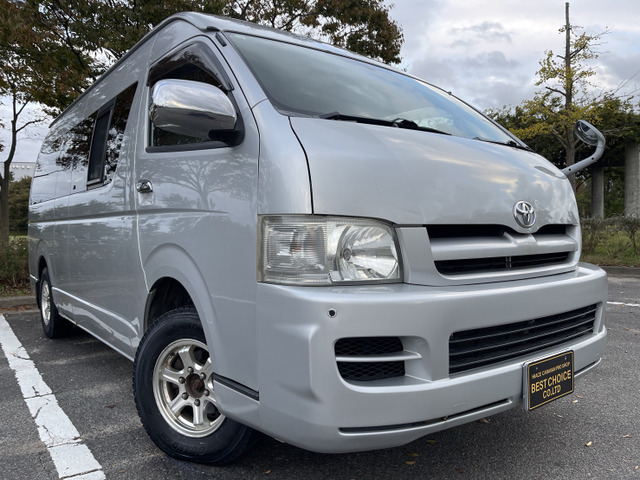 中古車 トヨタ ハイエースバン 2.5 DX スーパーロング ハイルーフ ディーゼル 4WD ワイド ヒッチメンバー コーナーソナー の中古車詳細  (187,849km, シルバー, 新潟県, 161万円) | 中古車情報・中古車検索なら【車選びドットコム（車選び.com）】