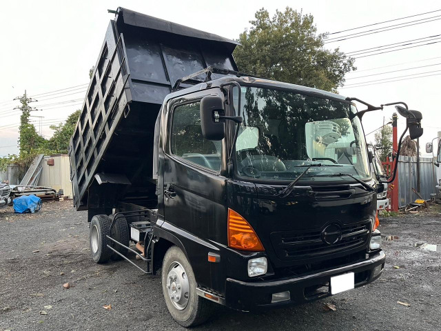 日野 レンジャー ダンプ 深ダンプ土砂禁ダンプ6速MT実走行 の中古車