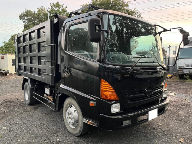 日野 レンジャー ダンプ 深ダンプ土砂禁ダンプ6速MT実走行 の中古車