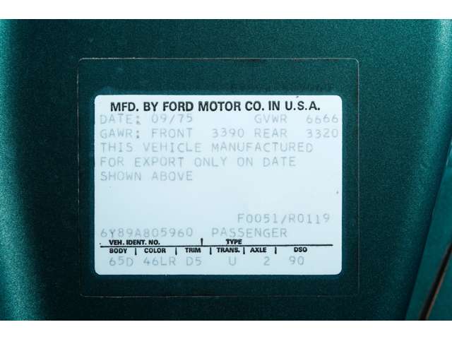 リンカーン コンチネンタル マークIV フルオリジナル の中古車詳細