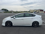 プリウス 1.8 S 社外エアロ ローダウン 17インチアルミ