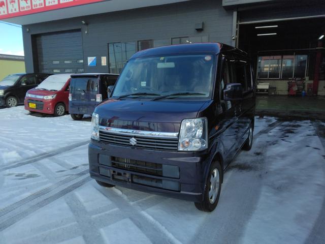 エブリイワゴン  JPターボ 4WD 運転席助手席エアバッグ ABS キーレス 両側スライドドア