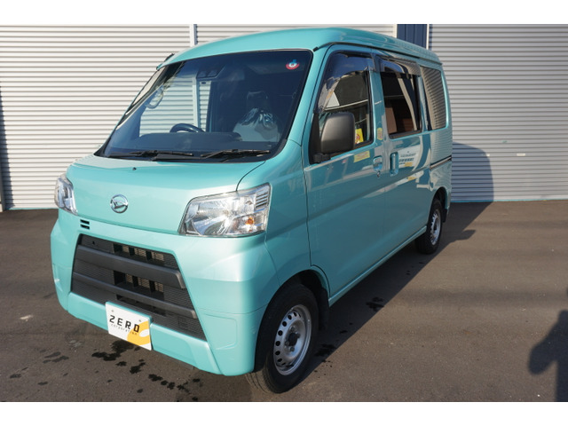 中古車 ダイハツ ハイゼットカーゴ デラックス SAIII ハイルーフ 社外ナビ TV ETC バックカメラ の中古車詳細 (26,538km,  ブルー, 香川県, 98.7万円) | 中古車情報・中古車検索なら【車選びドットコム（車選び.com）】