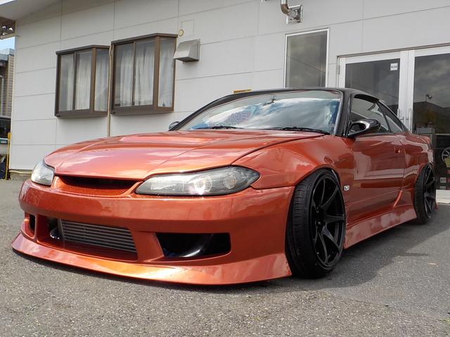 シルビア 2.0 スペックR 新品車高調 新品18インチアルミ