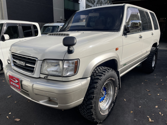 中古車 いすゞ ビッグホーン 3.0 ハンドリングバイロータス SE ロング ディーゼル 4WD 車検整備付 4WD ターボ車 社ホイール  の中古車詳細 (238,513km, ホワイト, 福岡県, 115.8万円) | 中古車情報・中古車検索なら【車選びドットコム（車選び.com）】