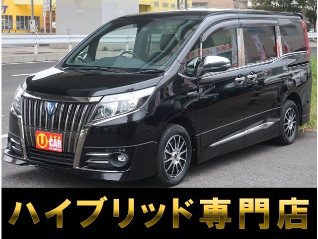 中古車 トヨタ エスクァイアハイブリッド 1.8 Gi ブラックテーラード モデリスタ・ナビTVカメラフリップダウン の中古車詳細  (84,000km, ブラック, 埼玉県, 172.9万円) | 中古車情報・中古車検索なら【車選びドットコム（車選び.com）】