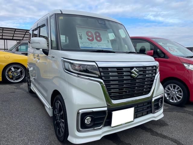 スペーシアカスタム ハイブリッド(HYBRID)  XSターボ 4WD フルセグテレビ クルーズコ...