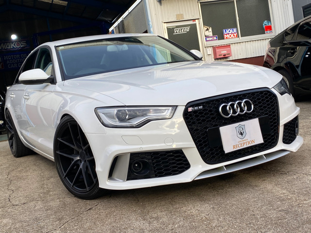 中古車 アウディ A6 2.8 FSI クワトロ 4WD RS6仕様/革シート/ETC の中古車詳細 (11,164km, ホワイト, 愛知県,  118万円) | 中古車情報・中古車検索なら【車選びドットコム（車選び.com）】