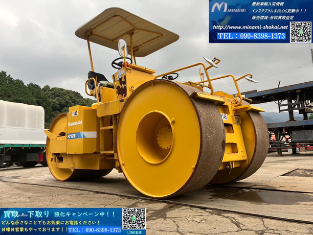 川崎重工業 マカダムローラー ディーゼル アワーメーター3431h
