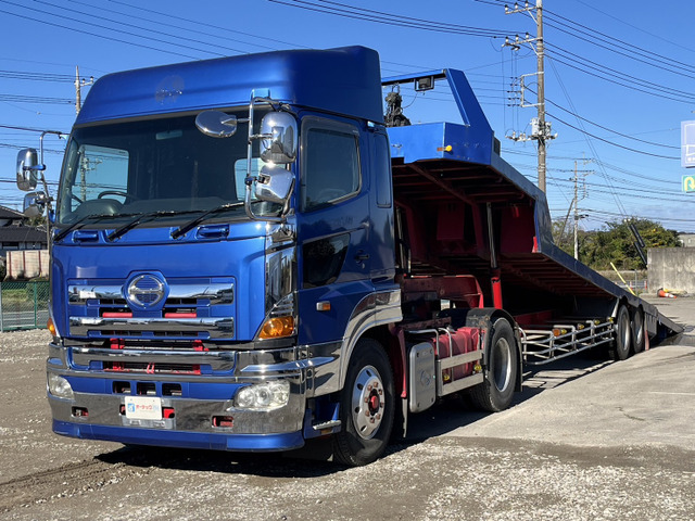 中古車 日野 プロフィア トレーラーヘッド フジタ 重機運搬車 トレーラーセット の中古車詳細 (872,500km, ブルー, 茨城県,  660万円) | 中古車情報・中古車検索なら【車選びドットコム（車選び.com）】