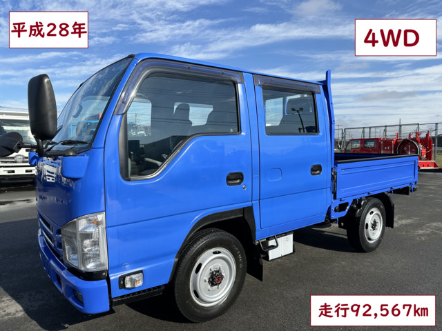 中古車 いすゞ エルフ 4WD Wキャブ 2tトラック 平ボディ の中古車詳細 (92,567km, ブルー, 群馬県, 255万円) |  中古車情報・中古車検索なら【車選びドットコム（車選び.com）】