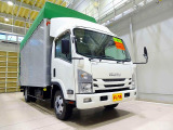 お問合せ管理No.F350 H30 エルフ 3t 4WD FFL ワイド超ロング オープントップアルミバン リア幌カーテン式