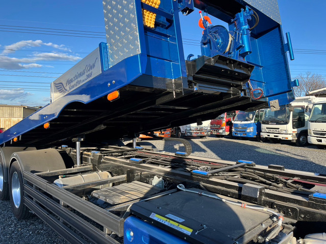 いすゞ ギガ 車載車 重機運搬車セーフティローダー車検付き の中古車