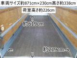 フォワード アルミバン 跳上パワーゲート1t 積載3.1tアルミ