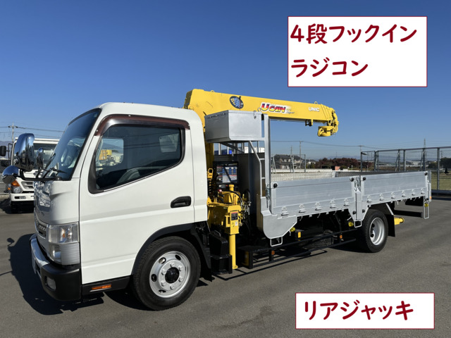 キャンター  4段クレーン車 3tトラック