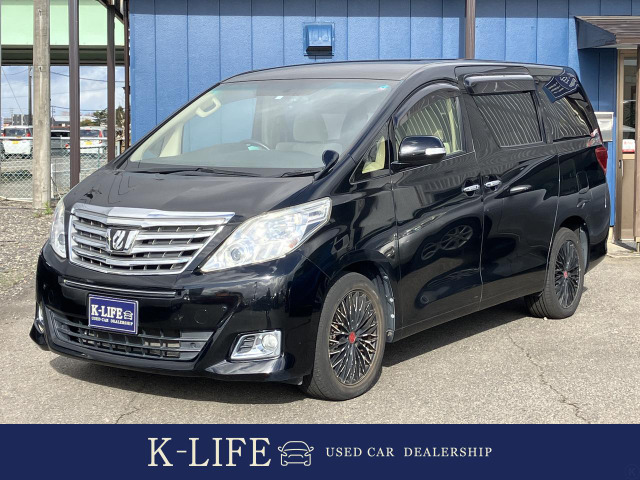 アルファード 2.4 240X 4WD ETC 両側スライド 社外アルミ Bカメ