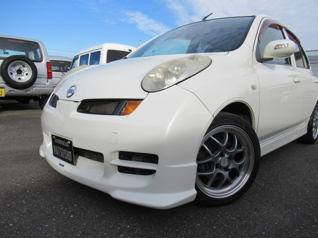 中古車 日産 マーチ 1.2 12SR 5速MT インパルエアロ の中古車詳細 (129,501km, パールホワイト, 埼玉県, 48万円) |  中古車情報・中古車検索なら【車選びドットコム（車選び.com）】