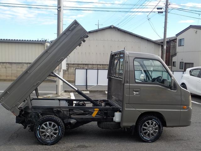サンバートラック（スバル） 4WD 5MT エアコン付き